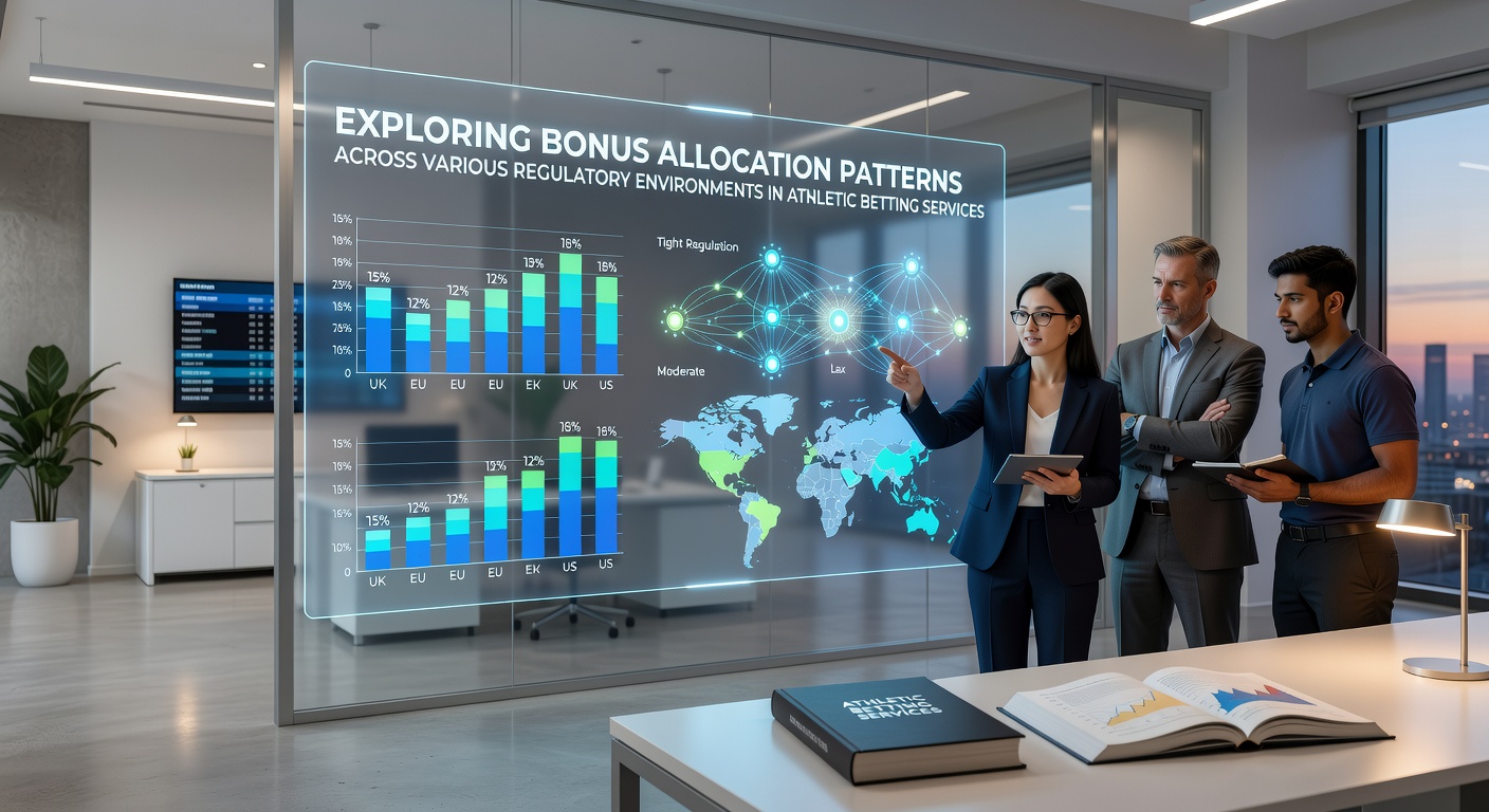 Regulatory charts showing bonus structures in athletic betting across different regions