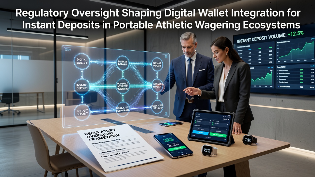 Diagram illustrating regulatory frameworks for digital wallet integration in mobile sports betting platforms