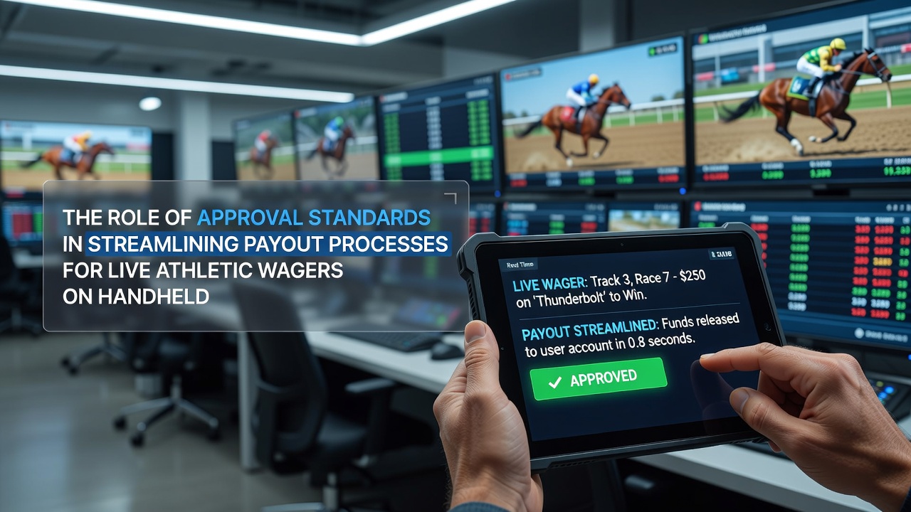 Close-up of handheld screen showing streamlined payout confirmation after live bet resolution